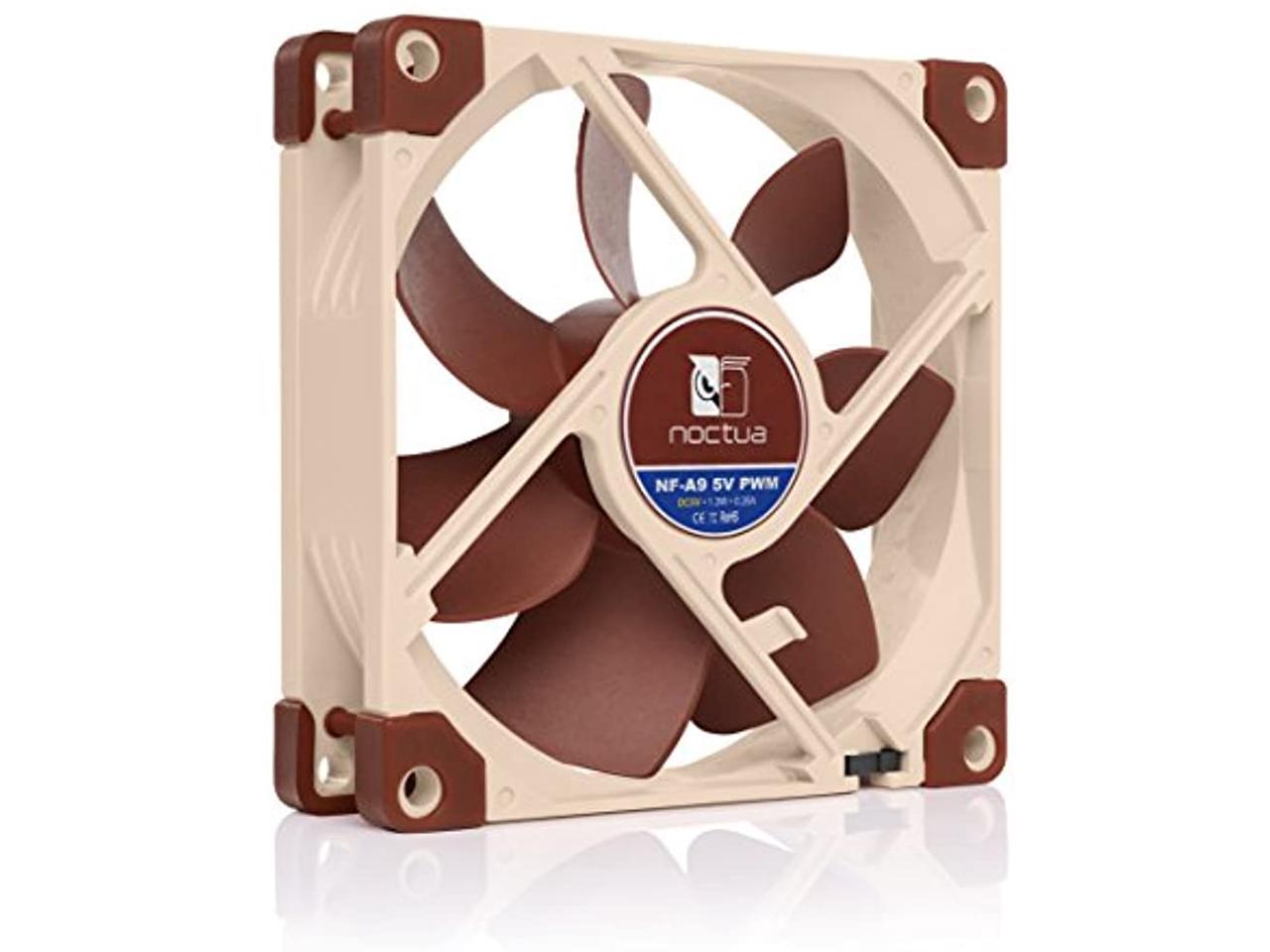 Noctua NF-A9 5V PWM, Premium Quiet Fan with USB Power Adaptor Cable, 4 ...