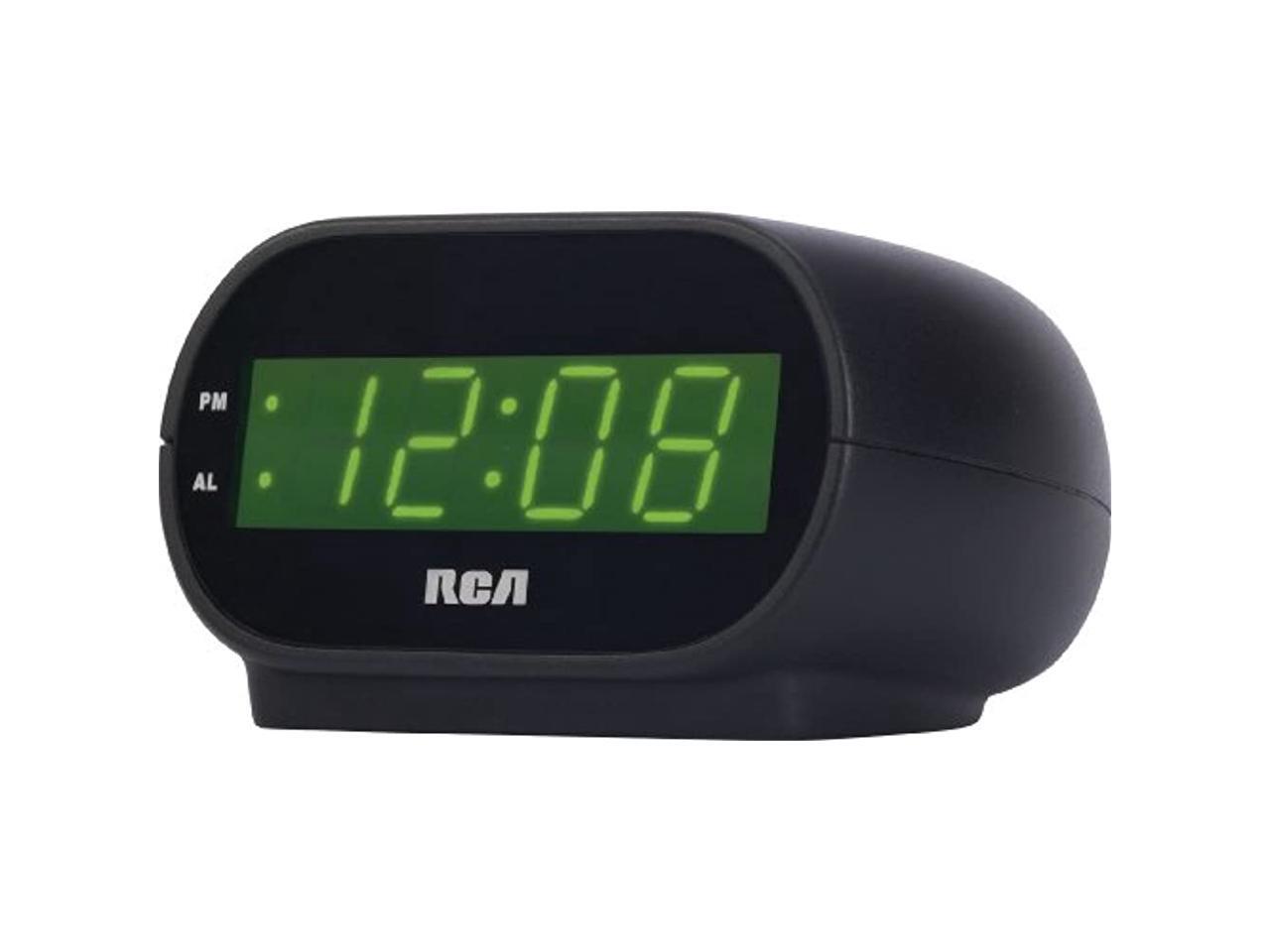 RCA RCD20 Alarm Clock with 0.7" Green Display
