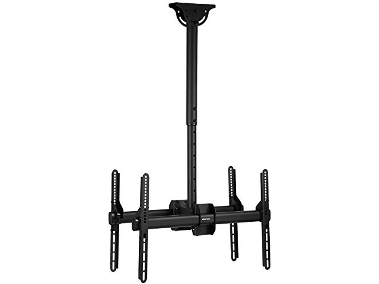 MountIt! Dual Screen Ceiling TV Mount Fits 4070 Inch TVs Ceiling