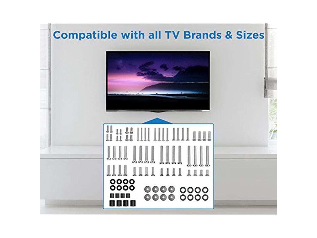 MountIt! TV Mounting Hardware Kit Universal VESA Wall Mount Screw