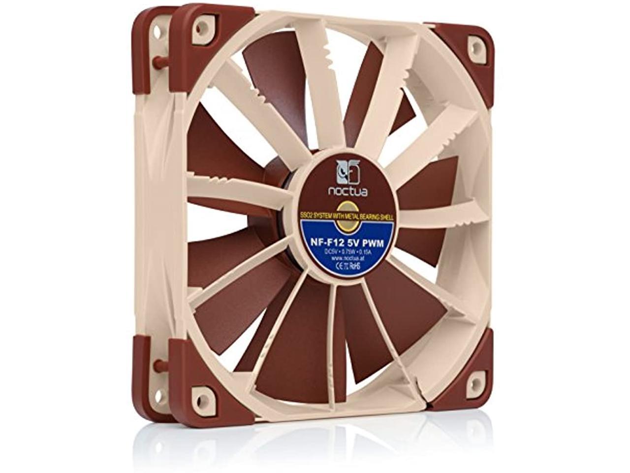 Noctua NFF12 5V PWM, Premium Quiet Fan with USB Power Adaptor Cable, 4