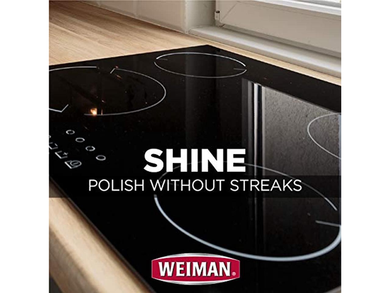 Weiman Glass Cooktop Heavy Duty Cleaner and Polish 20 Ounce NonAbrasive No Scratch