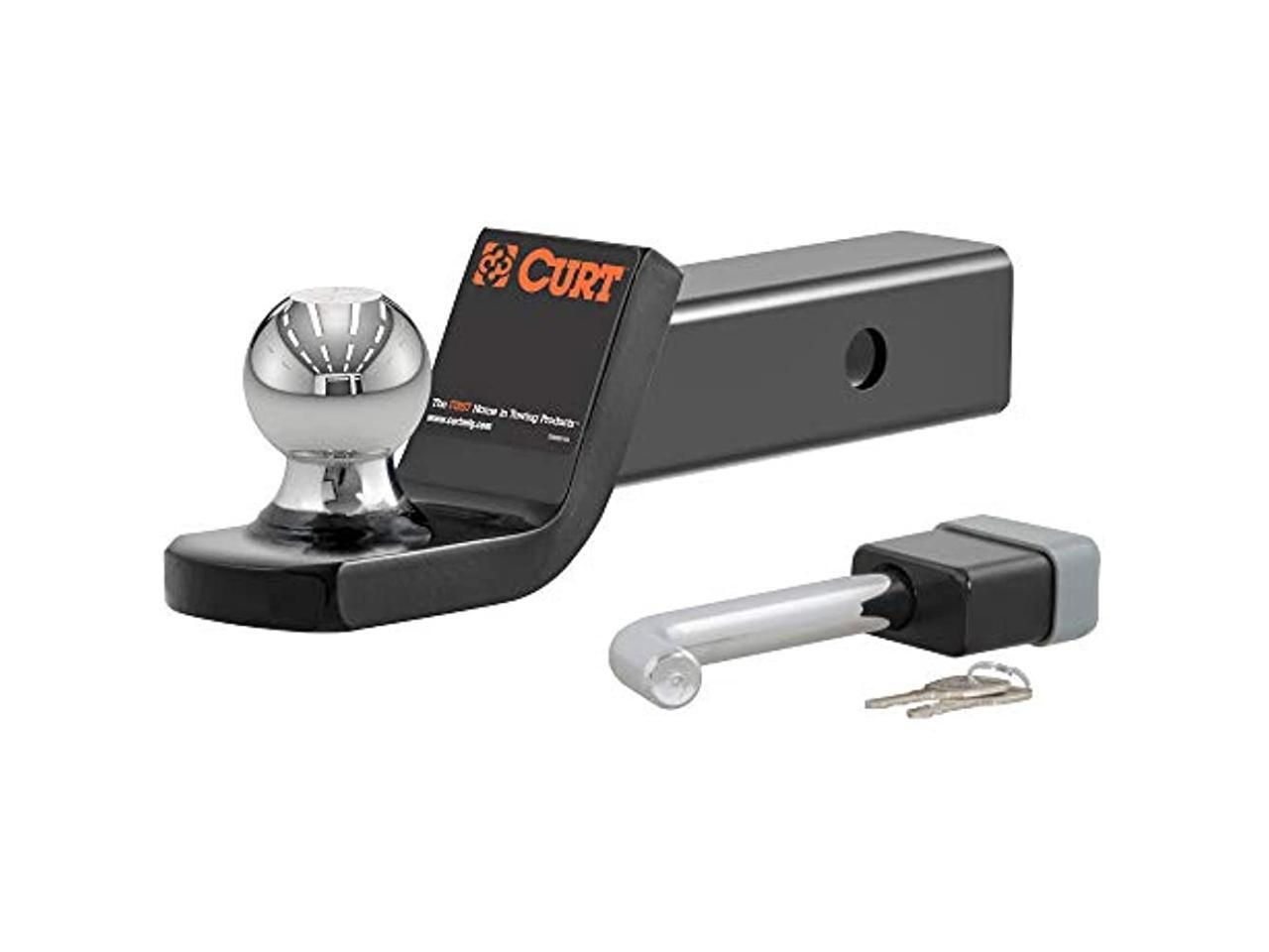 CURT Manufacturing 45141 Trailer Hitch Ball Mount with 2Inch Trailer