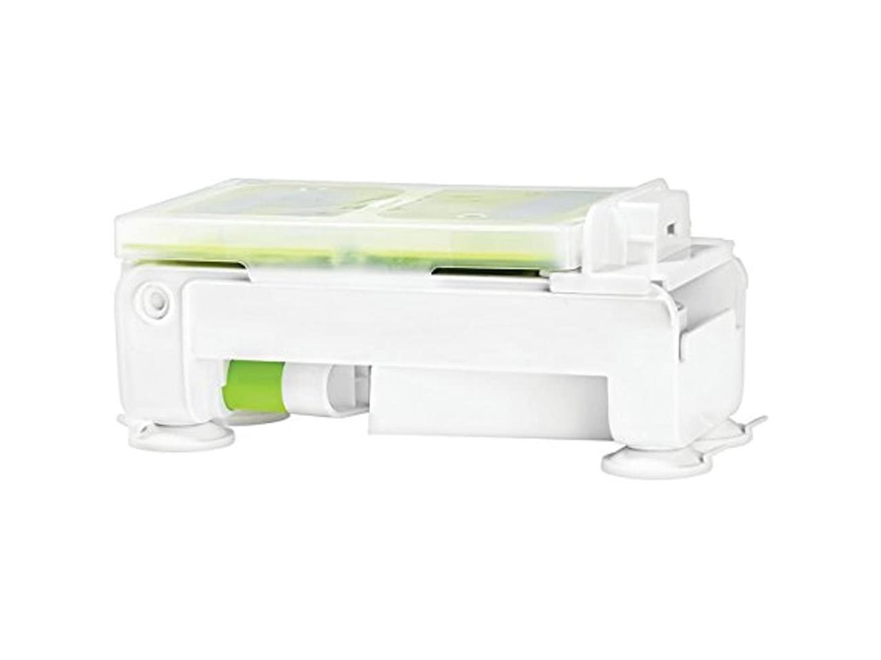 Starfrit 092936-004-0000 Foldable Spiralizer with 3 Interchangeable Blades White/Green Starfrit 092936-004-0000 Foldable Spiralizer with 3 Interchangeable Blades White/Green