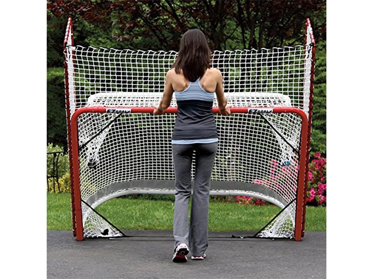 diy hockey net backstop