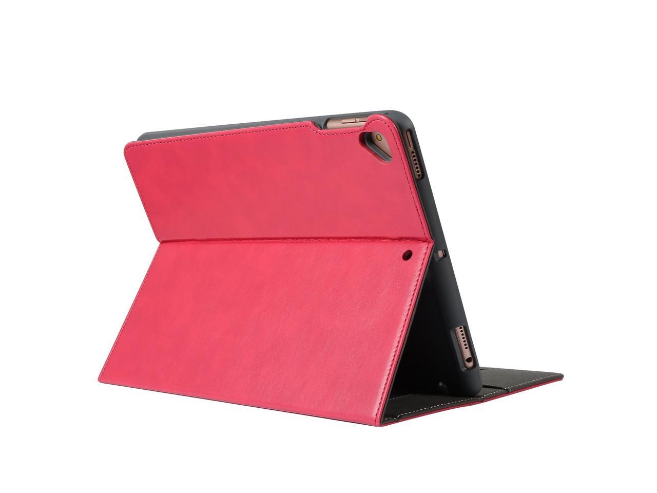 Smart PU Case for iPad 9.7 with Apple Pencil Holder and Card Slots