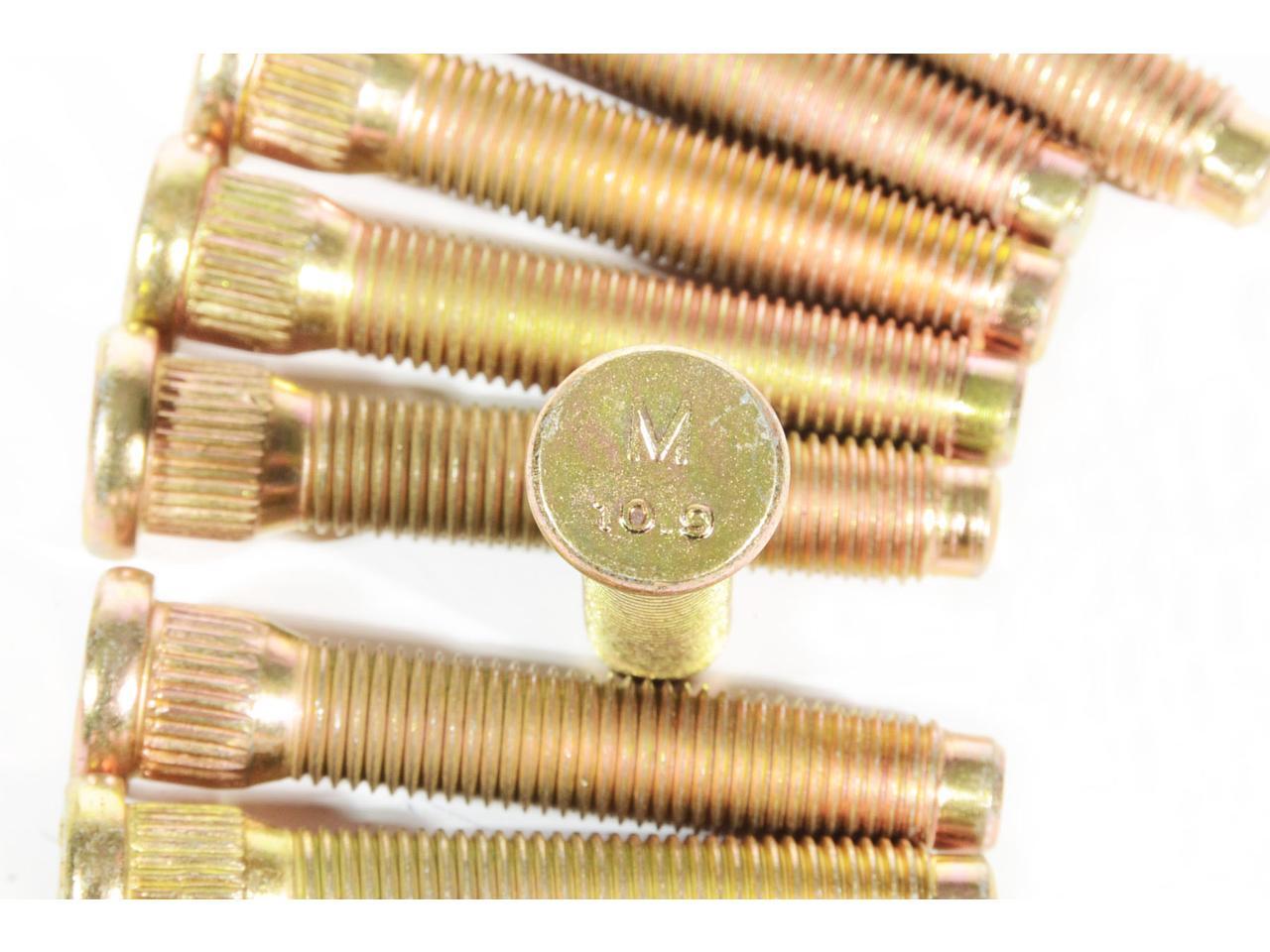 50mm Long Extended Wheel Stud For Toyota L4 2.7 m12x1.5x50 Knurl