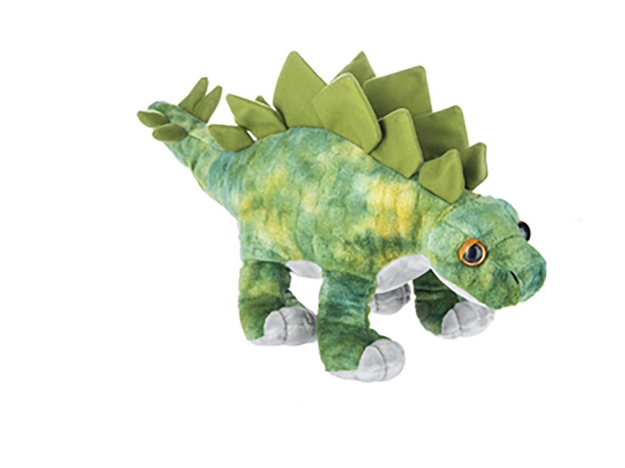 green dinosaur plush