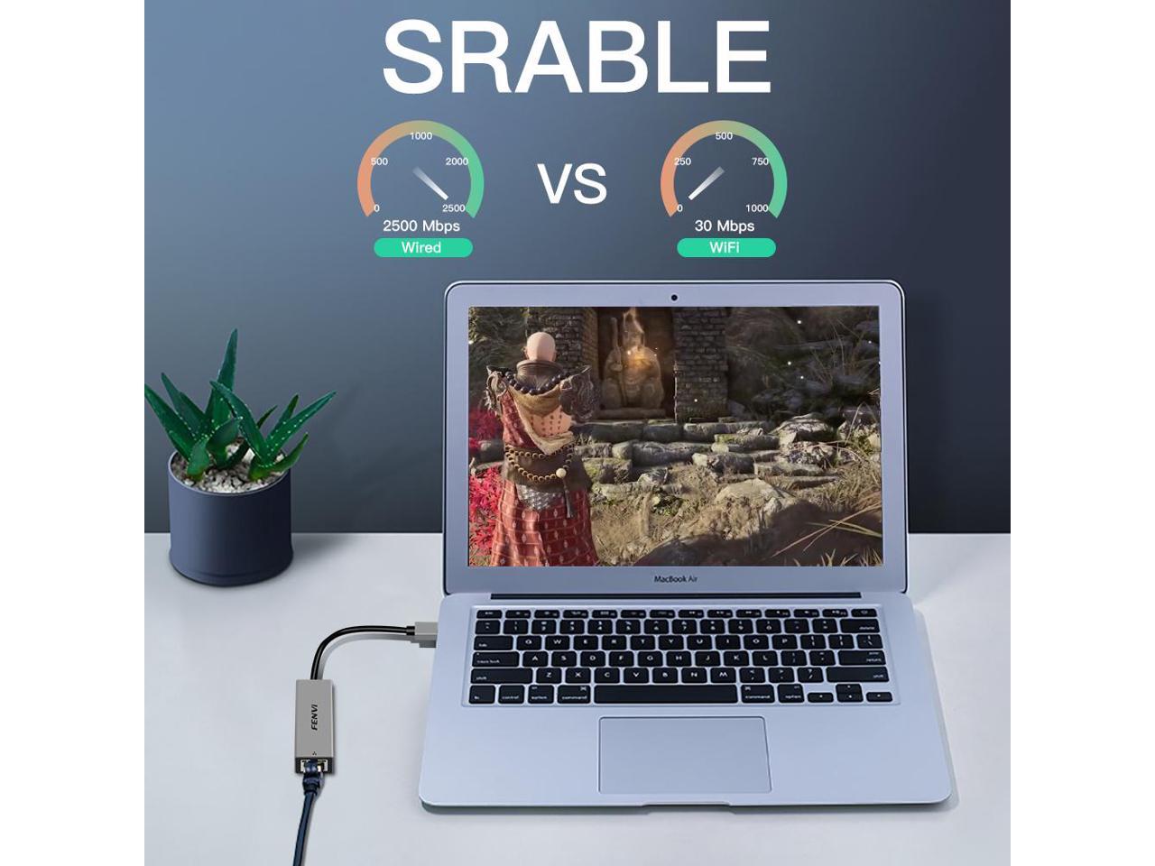 Fenvi USB Adapter,USB3.0 Network RJ45 Adapter,USB to