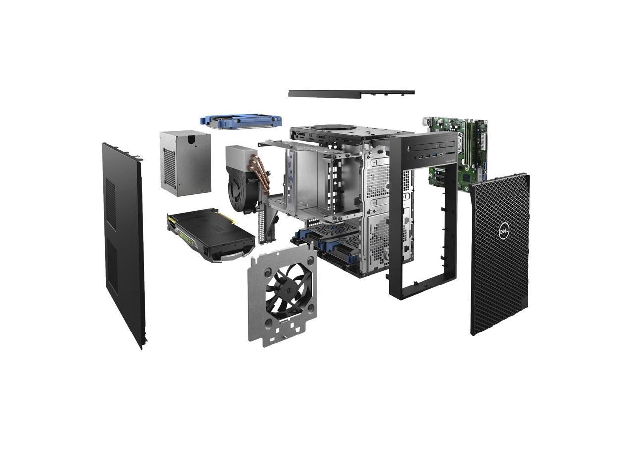 Dell Precision 3000 3630 Workstation Intel Core I7 8th Gen I7 8700k Hexa Core 6 Core 3 70 Ghz 16 Gb Ddr4 Sdram 512 Gb Ssd Amd Radeon Pro Wx3100 4 Gb Graphics Windows 10 Pro 64 Bit En Newegg Com