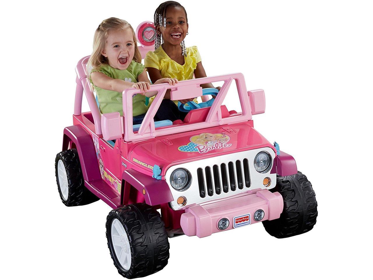 Power Wheels Barbie Deluxe Jeep Wrangler, Barbie Pink 