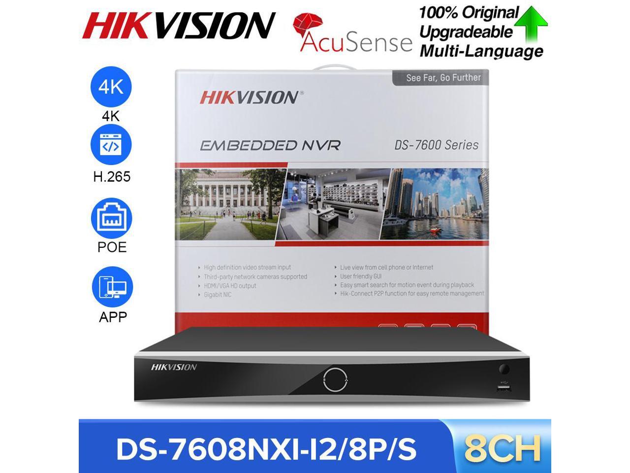 Hikvision DS-7608NXI-I28PS AcuSense NVR 8CH 4K Jamaica Ubuy