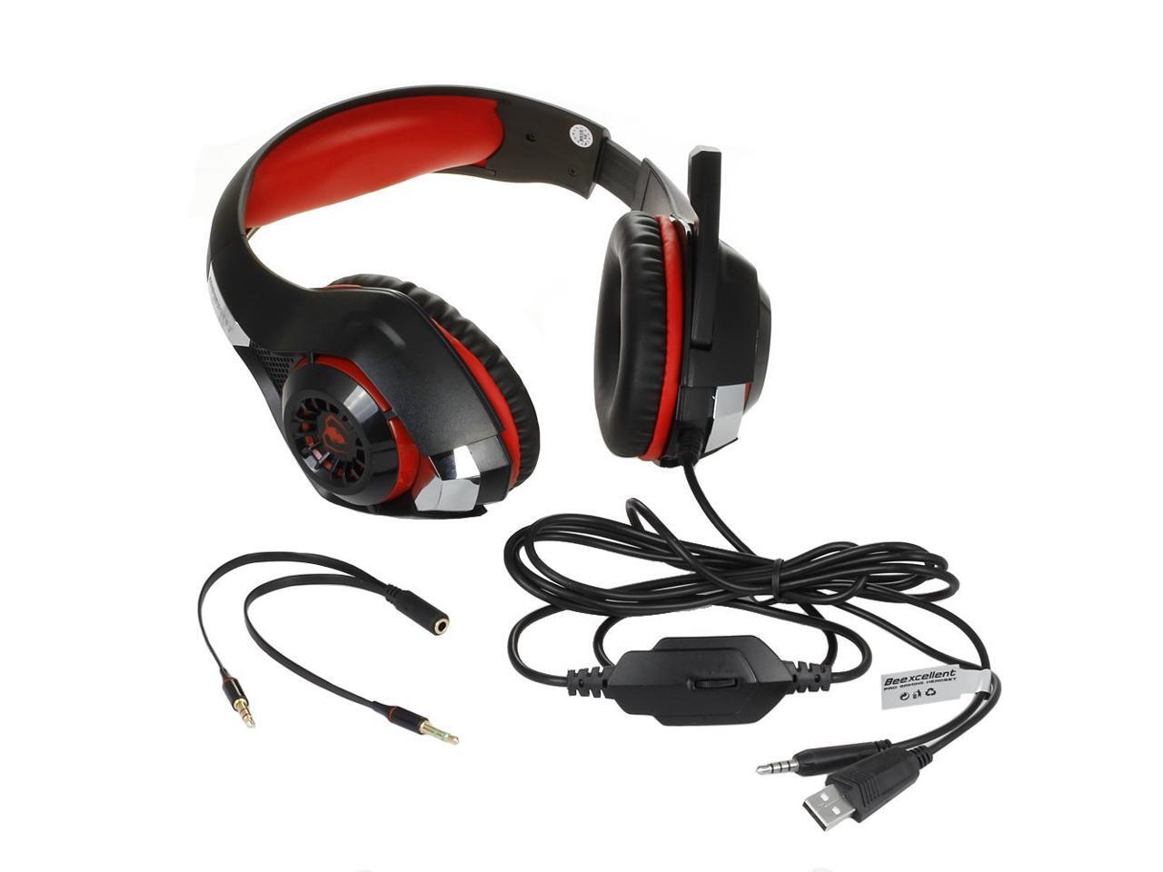 Beexcellent Gaming Headset with Mic for New Xbox One, PS4, PC
