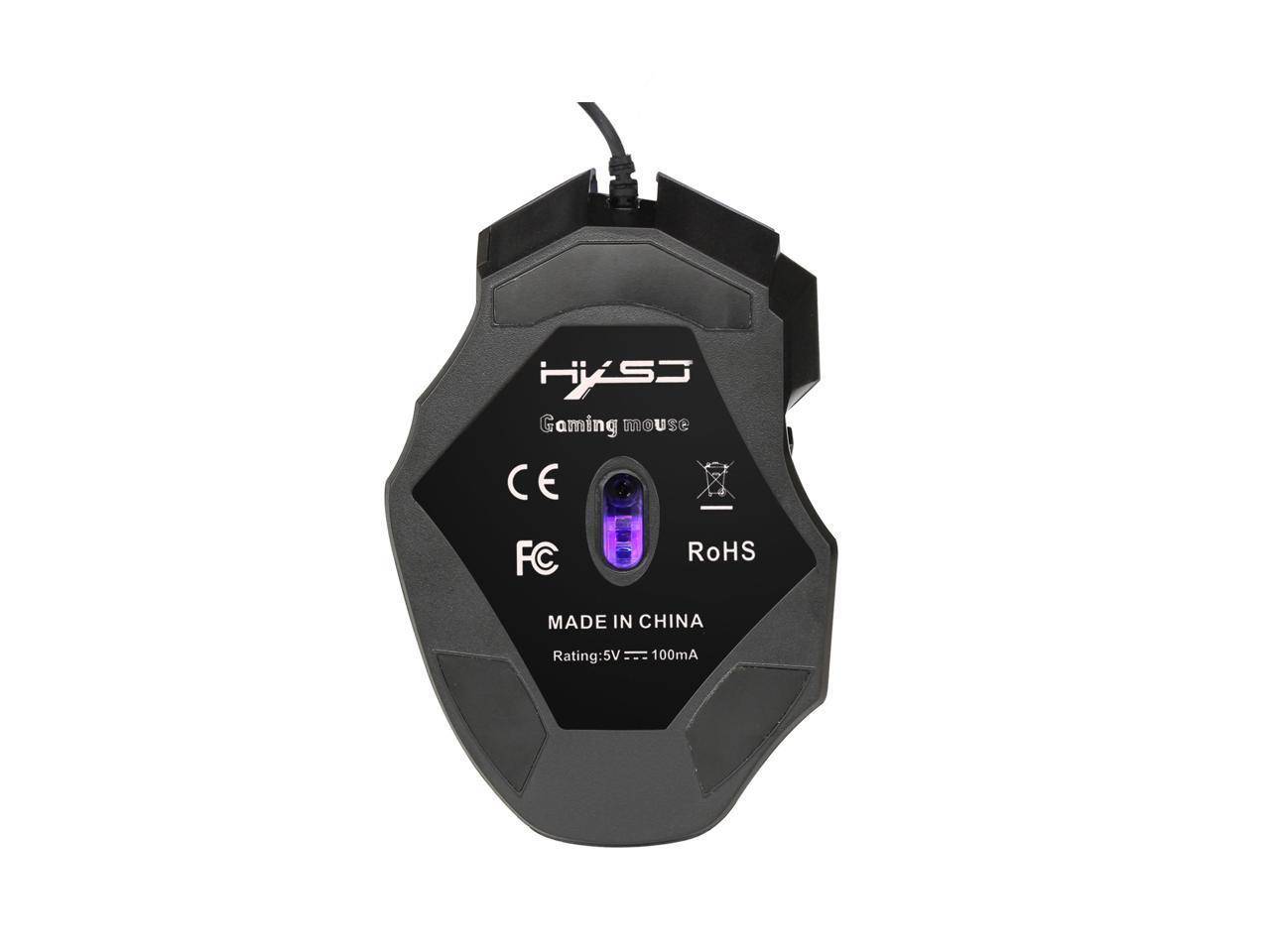HXSJ Gaming Mouse Wired 7 Buttons - Hcman [Upgraded Version] Led