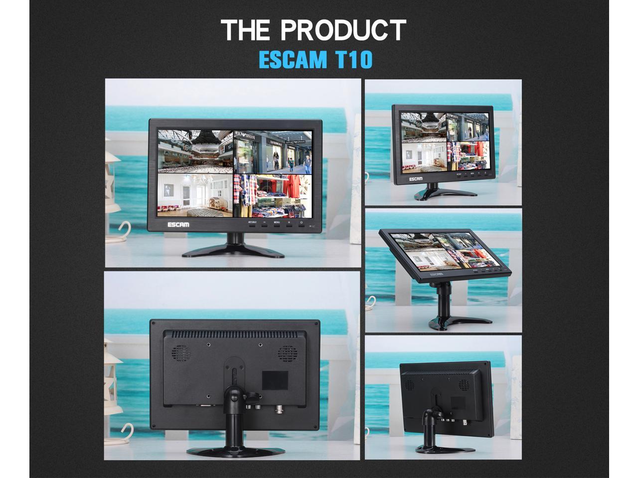 escam t10 10 inch tft lcd supplier
