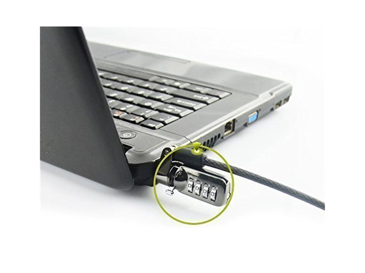 RUBAN 6.2 Foot Universal Security Cable For Notebook Laptop PC, theft