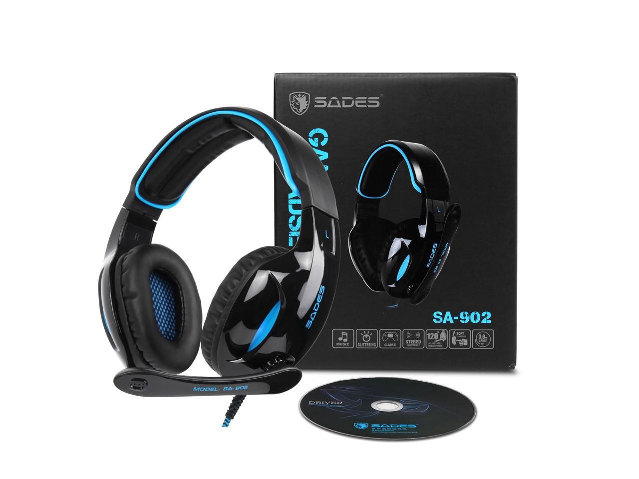 sades sa902 7.1 surround sound pc headset