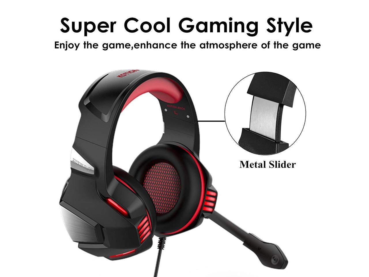 gaming headset with mic for xbox one ps4 pc nintendo switch tablet