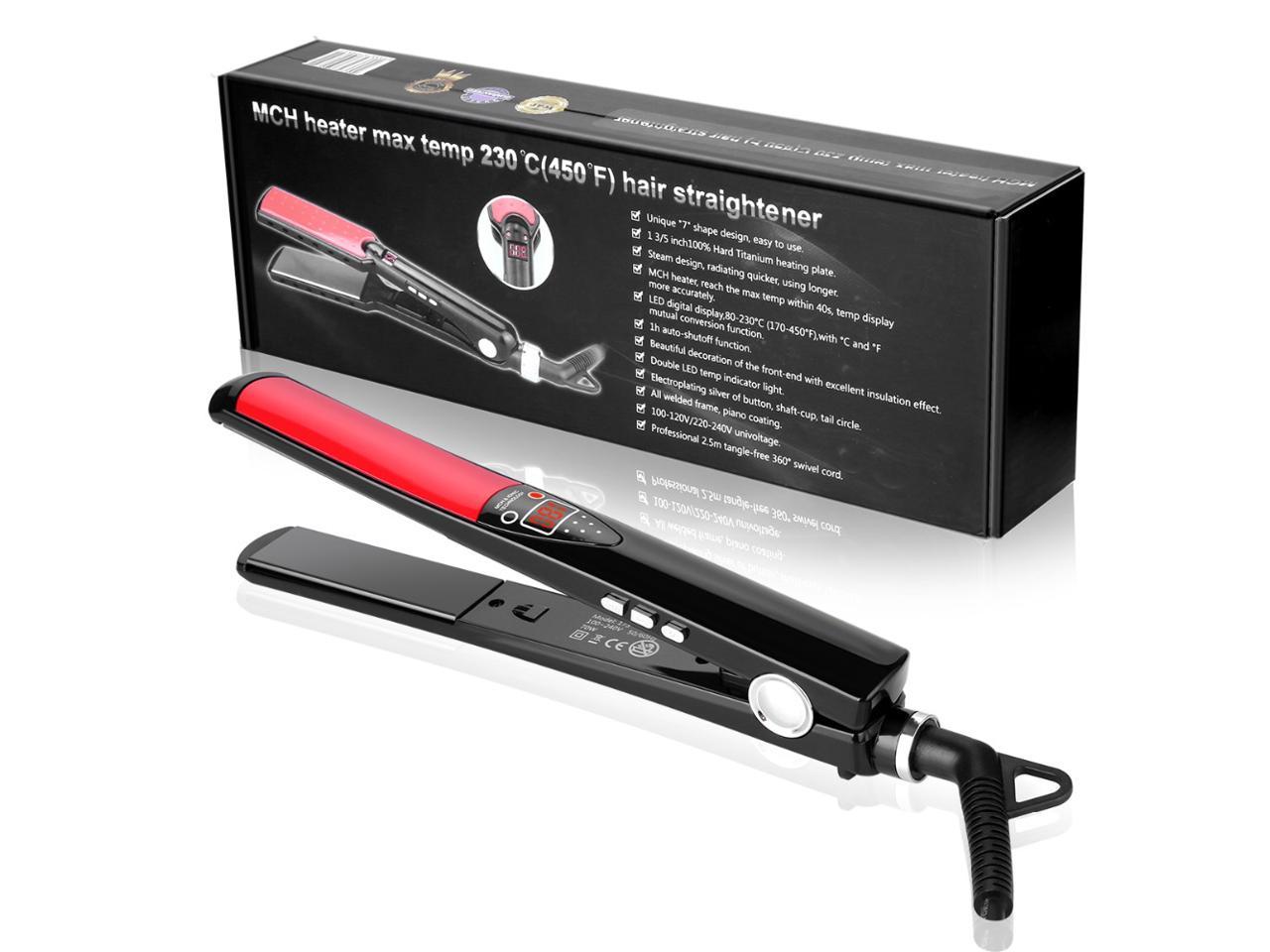 titanium plated hair straightener