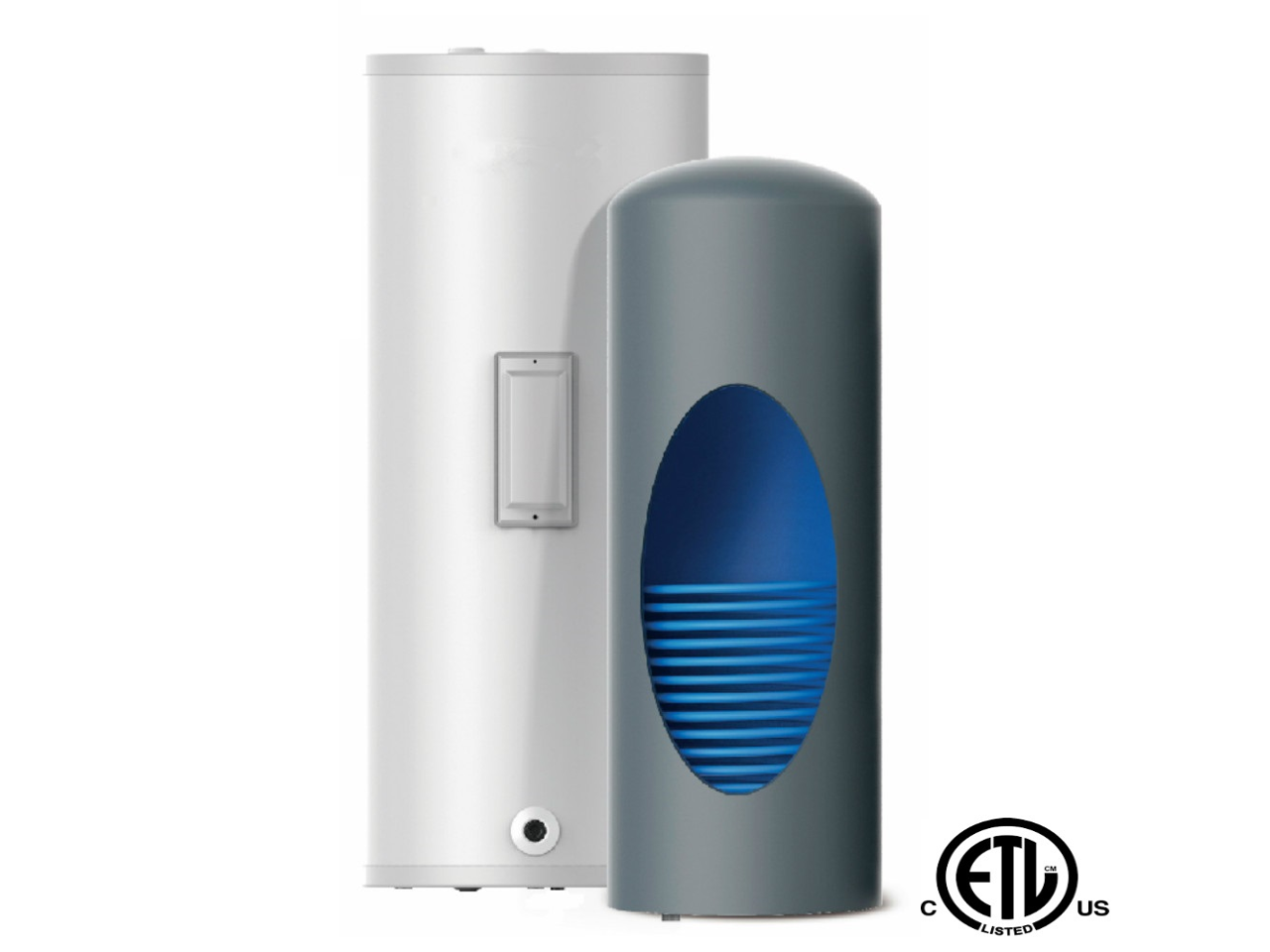 WiseWater Indirect Hot Water Heater Tank 40 Gallons 1 Coil Electric Hot