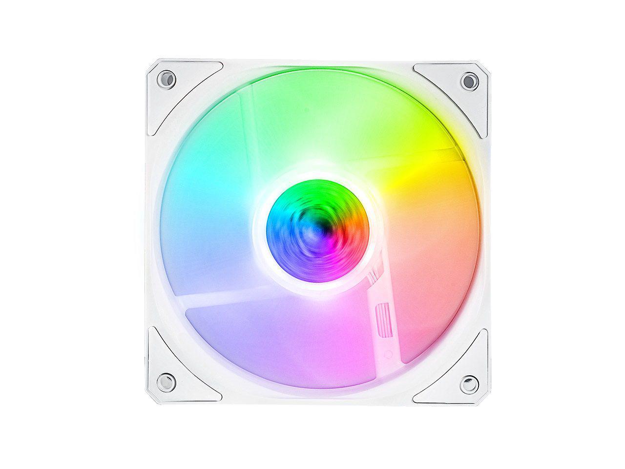 Cooler Master SickleFlow 120 V2 Addressable RGB Fan (White Edition, 3 ...