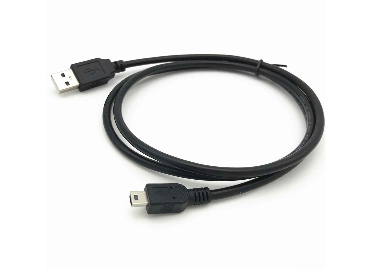 USB 2.0 A Male to Mini B 5 Pin Male PC Mac Printer Camera Data Sync Cable 3 Feet 