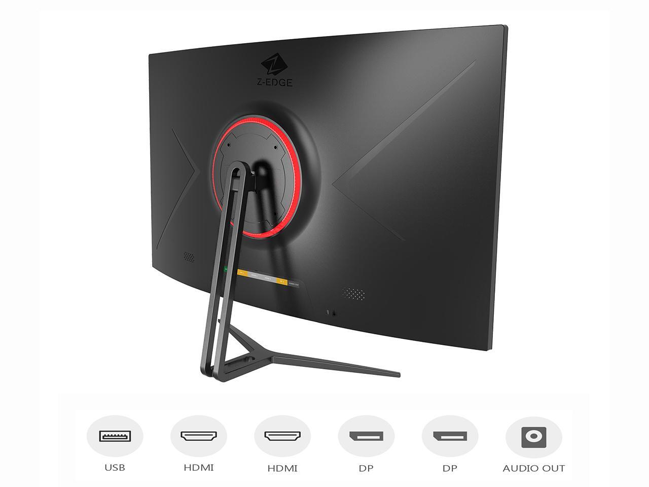 ZEDGE UG32 32" SVA 1080P Full HD1920x1080 165Hz MPRT 1ms 1500R Curved