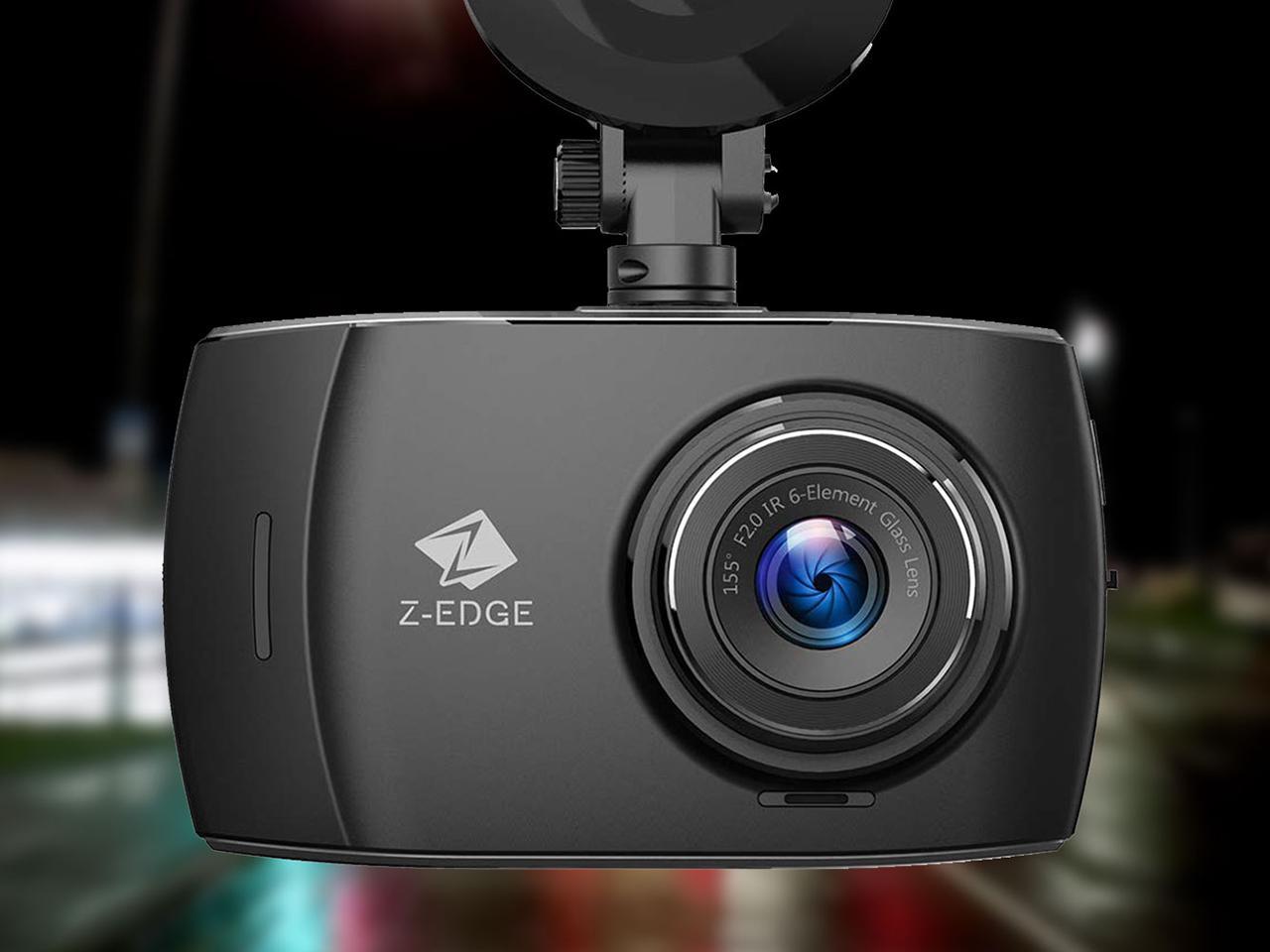 ZEDGE T4 Dash Cam, Front and Rear Dual Lens, 4.0" Touch Screen Vehicle