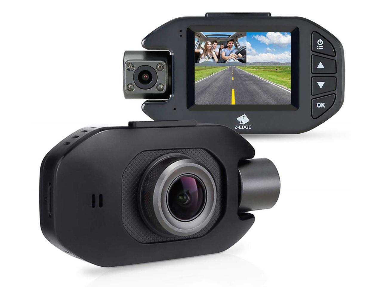 ZEDGE Z3Pro Uber Dual Dash Cam, Interior and Exterior ZEDGE Z3Pro Uber Dual Dash Cam, Interior and Exterior