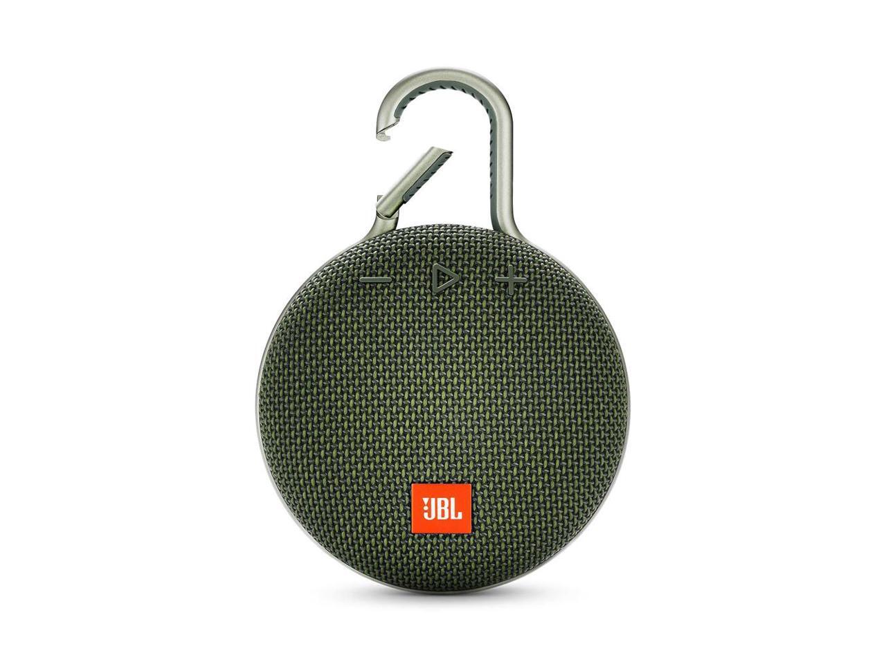 JBL Clip 3 Portable Bluetooth Waterproof Speaker (Green)