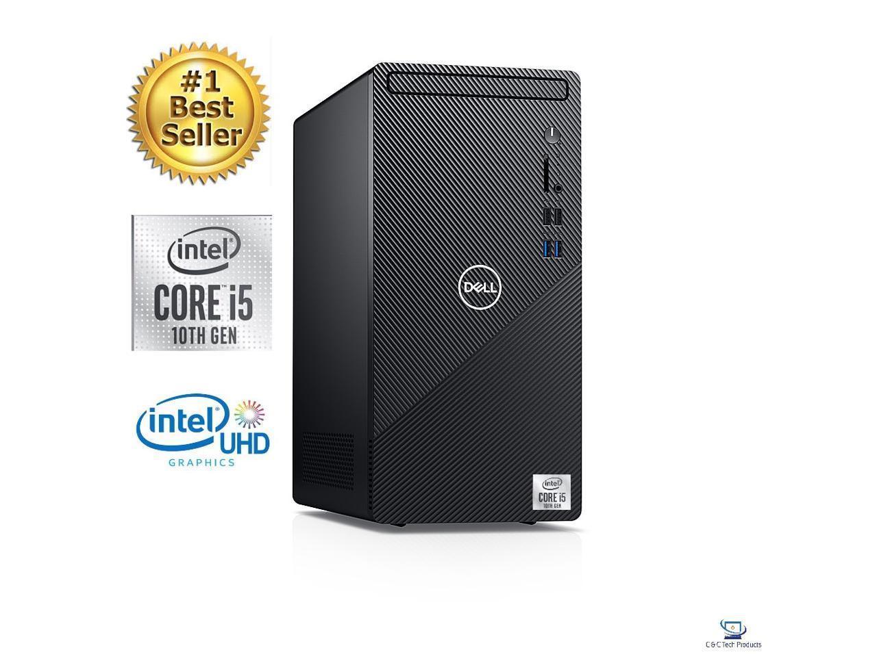 Dell Inspiron 3880 Desktop, 10th Gen Intel Core i510400 6Core