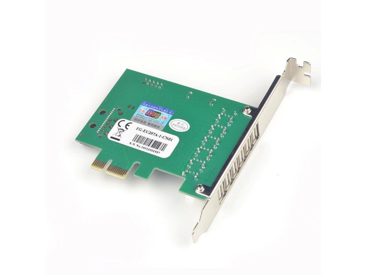 6 Ports USB 2.0 PCIE HUB CARD Renesas usb expansion USB 2.0 PCI-Express ...