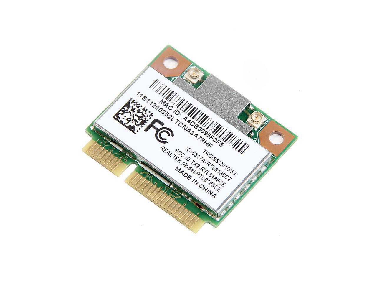 realtek rtl8188ce wireless lan 802.11n pci-e nic acer