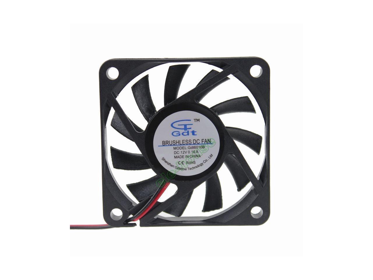 New 50x50x10mm 12V Brushless PC CPU Case Cooling Cooler Fan 2pin Ph2.0 50mm 5cm 