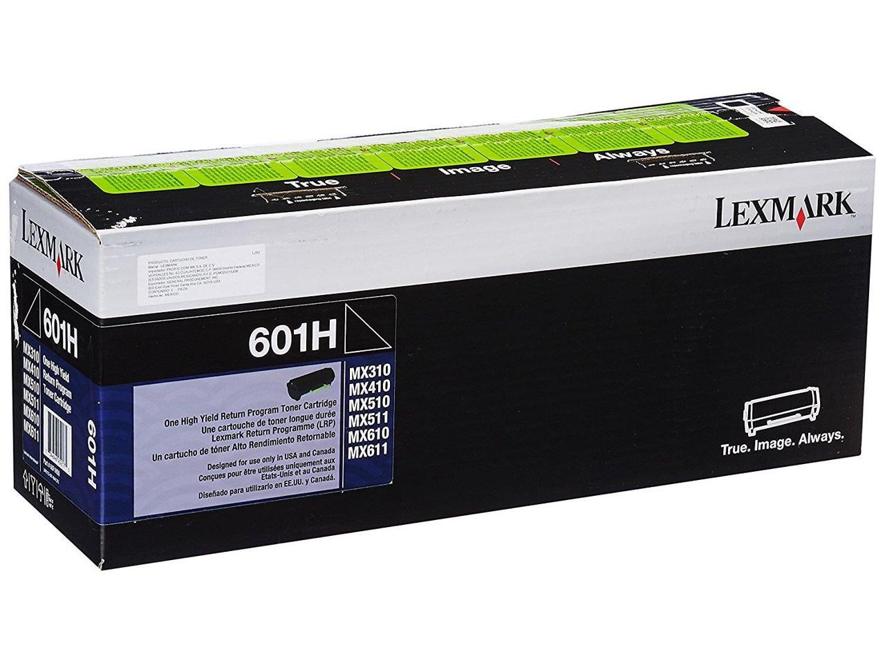 LEX60F1H00 ー Lexmark 601H High Yield Return Program Toner