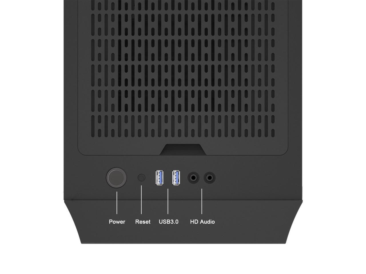 darkFlash V22 Black Mid Tower Computer Case ATX Micro ATX ...