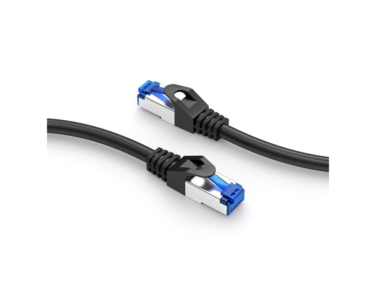 Cat6 Gigabit, RJ45, F/UTP, rétroactivement compatible, Cat5, Cat5e, noir PRO Series KabelDirekt 15m Câble réseau local Ethernet 