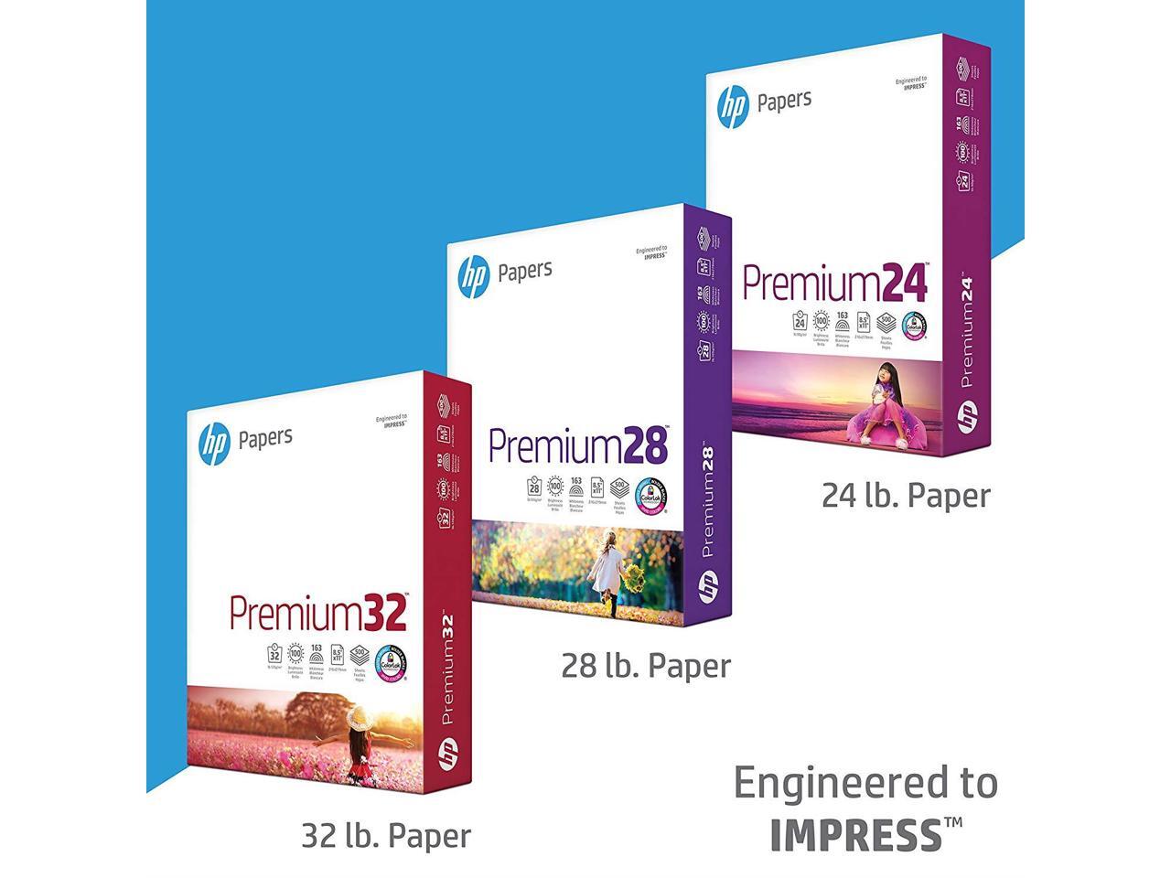 Premium32 8.5 x 11 Paper 32lb Paper 100 ct Letter Size HP Printer Paper
