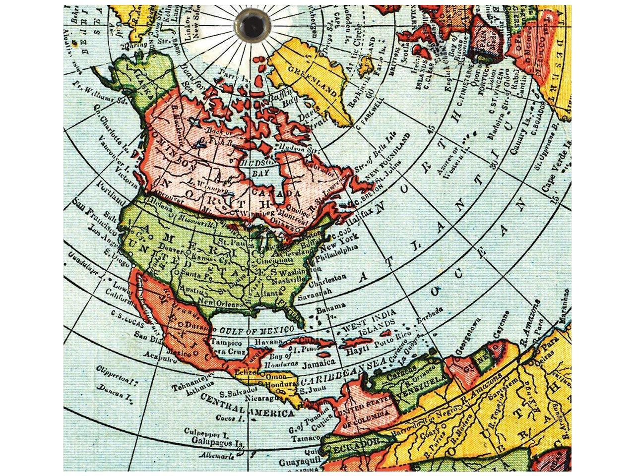 Gleason S Standard Map Of The World Flat Earth Map - Gleason's New Standard Map Of The World - Large 24" X 36"  1892 (5) - Newegg.com