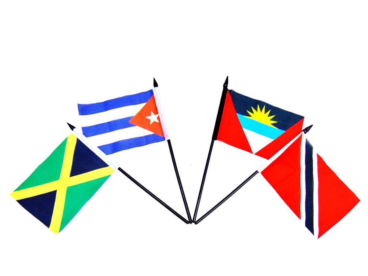 5pcs-caribbean-islands-world-flag-set-20-polyester-4-x6-flags-one