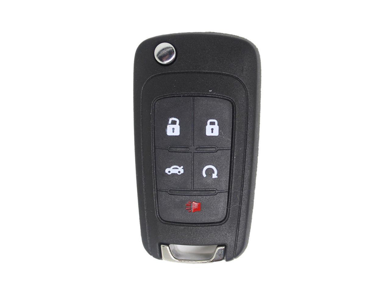 Pack of 2 KeylessOption Keyless Entry Remote Control Car Uncut Flip Key Fob Replacement for OHT01060512 