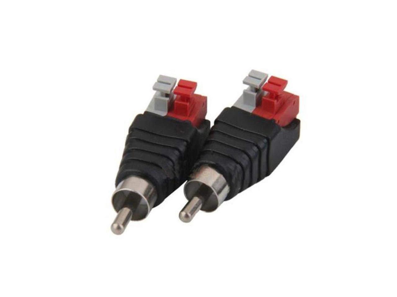 Rca с клеммной колодкой. Разъем rca штекер с клеммной колодкой (под винт). rca разъем под винт. разъем переходник.
