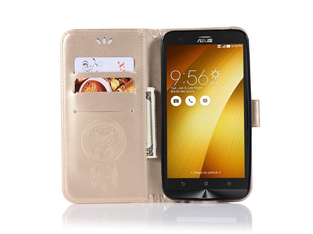 Asus Zenfone 2 Laser Ze500kl Flip Case Asus Zenfone 2 Laser Ze500kl Wallet Case Pu Leather Embossed Floral Flip Case With Credit Card Holder For 5 0 Asus Zenfone 2 Laser Ze500kl Newegg Com
