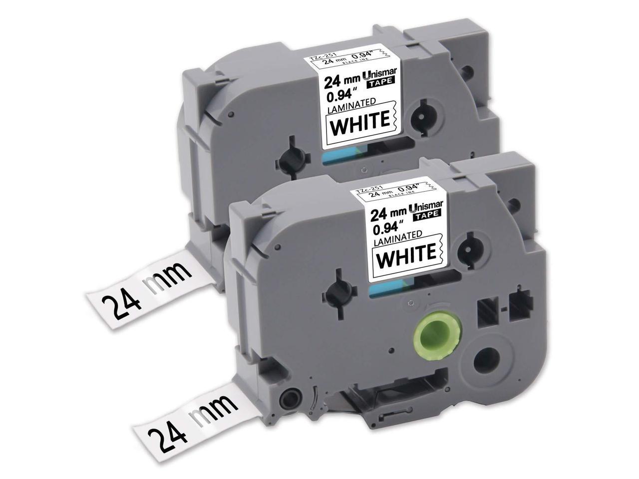 TZe251 Compatible Brother P-Touch Laminated tape Tze Tz Label Tape 24mm PT-P700 