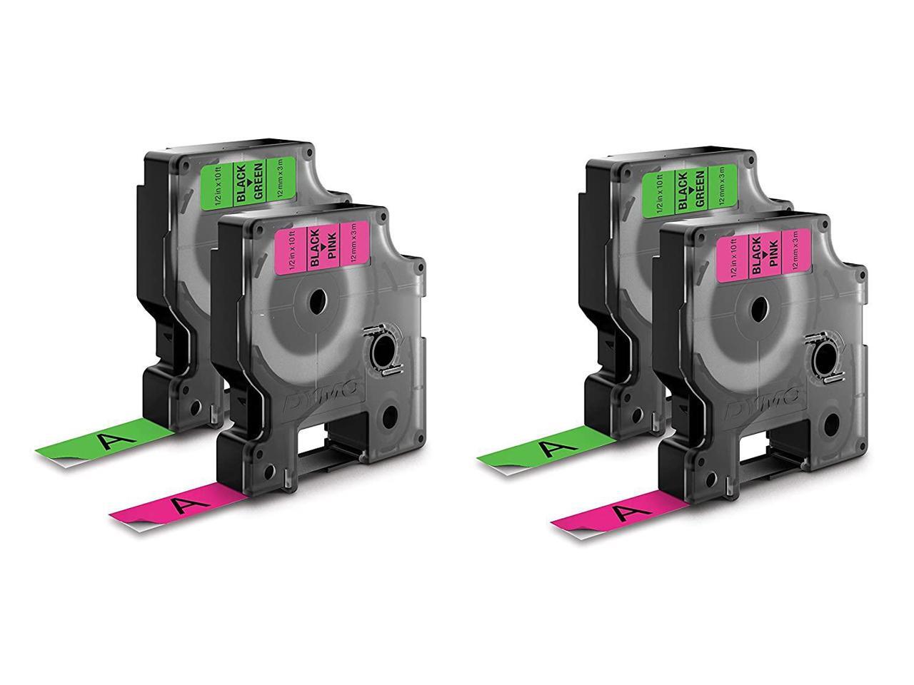 DYMO Standard D1 SelfAdhesive Polyester Tape for Label Makers, 1/2