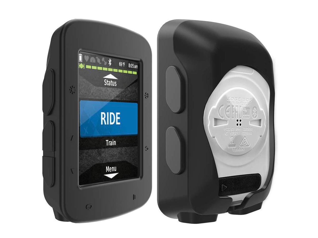 New Walleva Quick Step Black GPS Case for Garmin Edge 500 Edge 200 