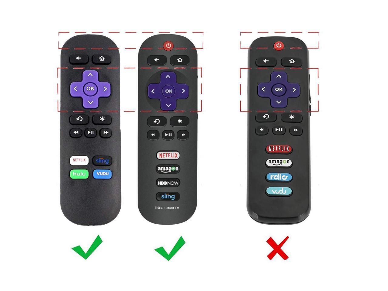 Blue 2-Pack Silicone Shockproof Protective Cover Case for Roku 3600R / TCL Roku RC280 TV Remote with Lanyard Light Weight Anti Slip AKWOX Replacement TCL Roku RC280 Remote Case