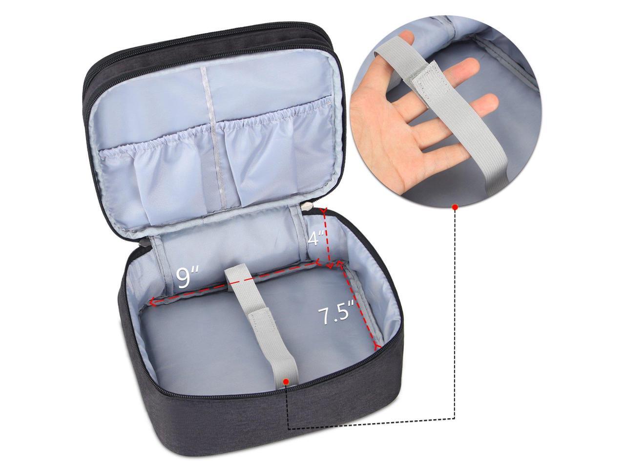 Portable Case for Mini Projector and Accessories Fits Most Major Mini Projectors Black Luxja Carrying Bag for DR.J Mini Projector