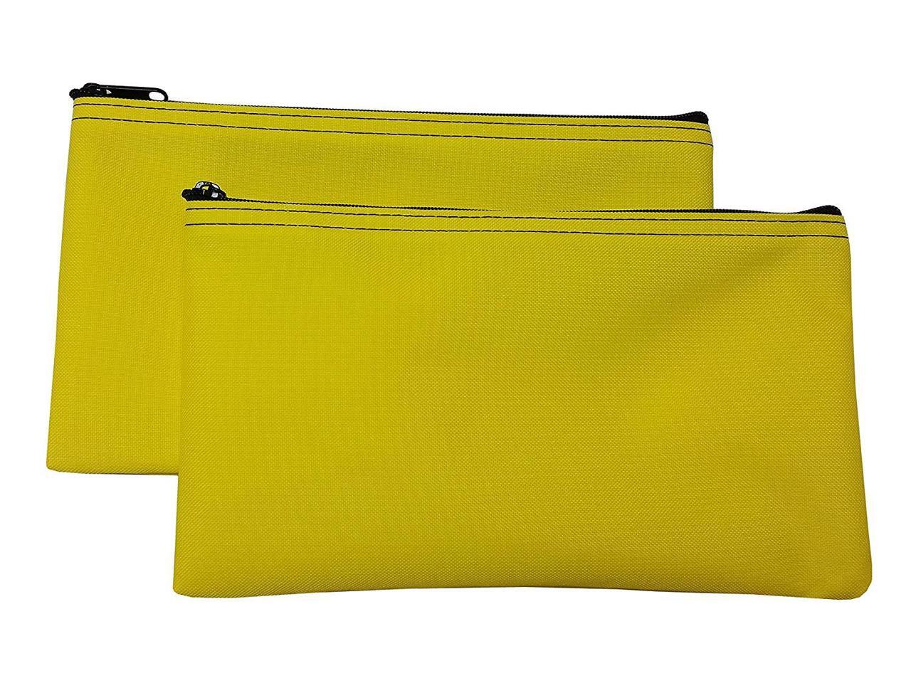 Zipper Bags Poly Cloth Value Package of 2 Bags (Yellow)