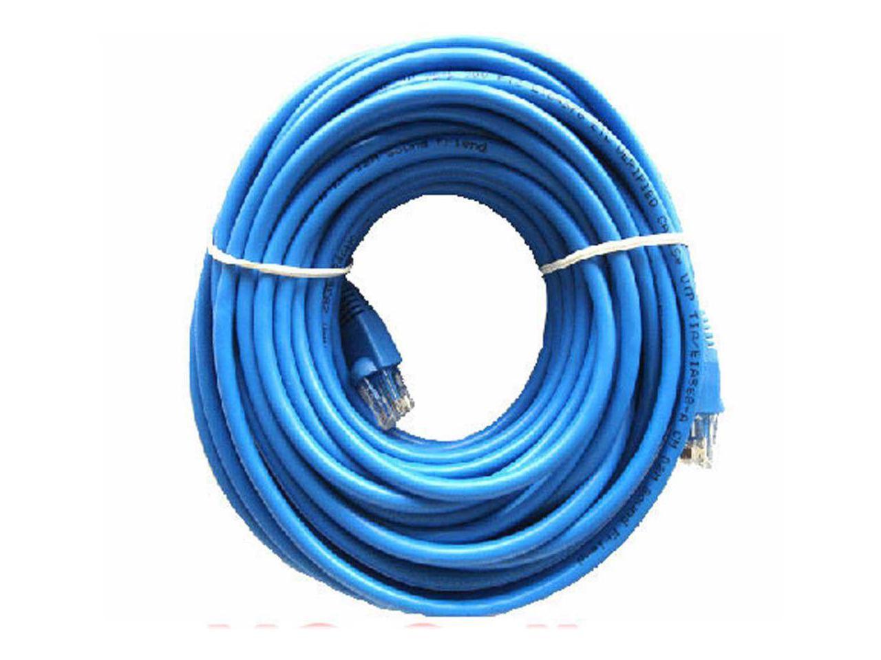 ANiceS 100FT 100 FT RJ45 CAT6 CAT 6 High Speed Ethernet LAN Network Black Patch Cable 